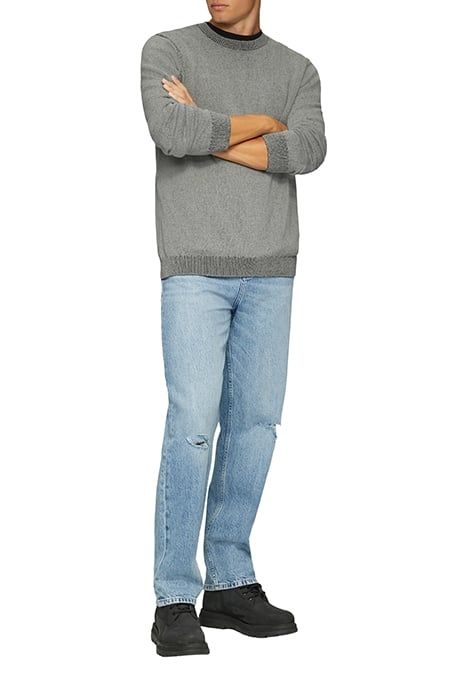 S.OLIVER-QS PULLOVER LIGHT GREY 2