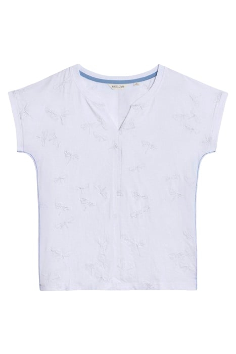 NELLY EMBROIDERED TEE BRILLIANT WHITE 3