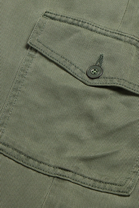 ARLO TENCEL CARGO TROUSER MID GREEN 7