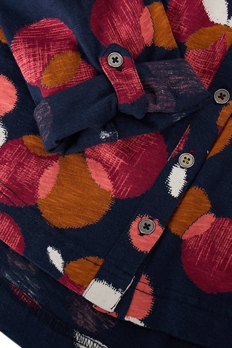 ANNIE JERSEY SHIRT PLUM PRINT 6