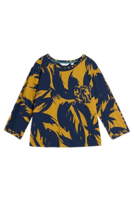 DEMI DOLMAN TOP CHARTREUSE PRINT 3