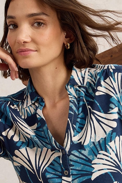 ANNIE JERSEY SHIRT BLUE PRINT 5