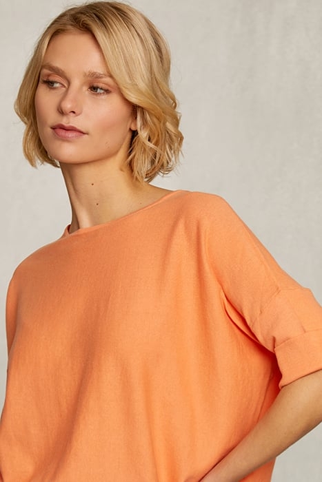 ORANGE SWEATER AJOUR 4