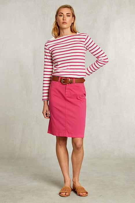 FUSHIA UNI MIDI SKIRT PINK 3