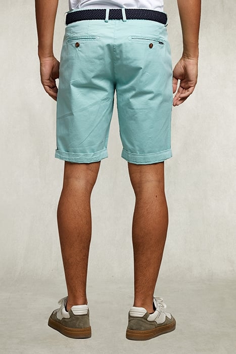 COTTON CHINO SHORT PISTACHE GREEN 2