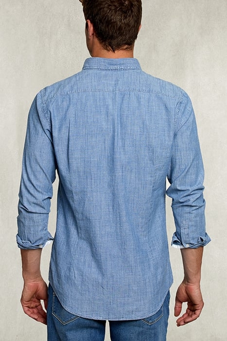 SLIM FIT JEANS SHIRT BLEACH DENIM 2