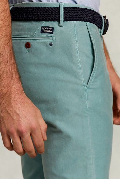 SLIM FIT COTTON CHINO LIANA GREEN 4