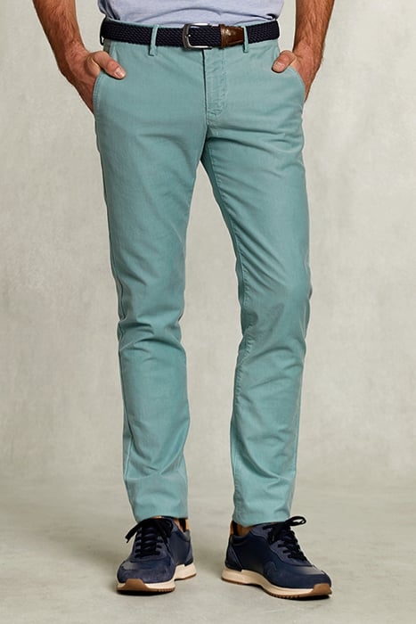SLIM FIT COTTON CHINO LIANA GREEN 1