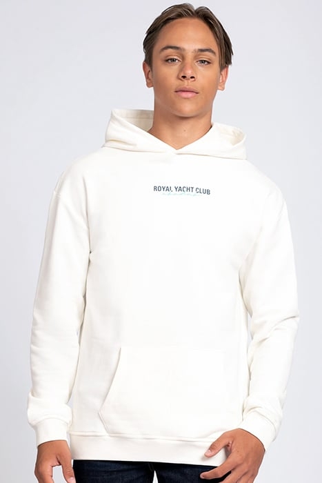 YACHT CLUB HOODIE OFF WHITE 1