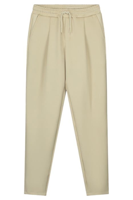 PLEAT TROUSERS OATMILK 2