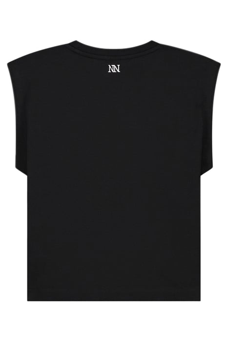 PLEAT T-SHIRT BLACK 3