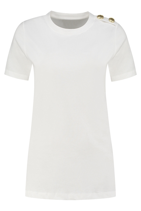BUTTON T-SHIRT STAR WHITE 1