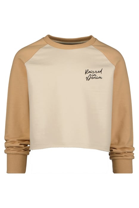 GIRLS WYOMING SWEATER LIGHT HONEY BROWN 2