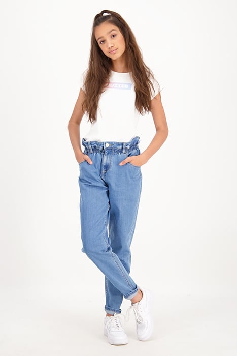 GIRLS DAKOTA JEANS MID BLUE STONE 3