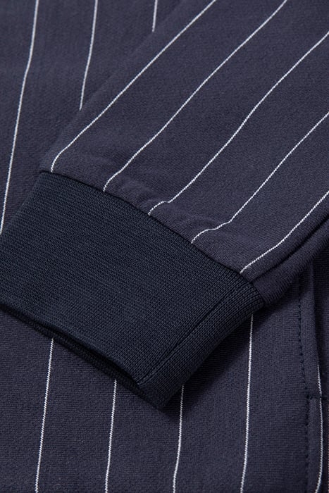 BOYS' NAVY PINSTRIPE KNIT CARDIGAN 5