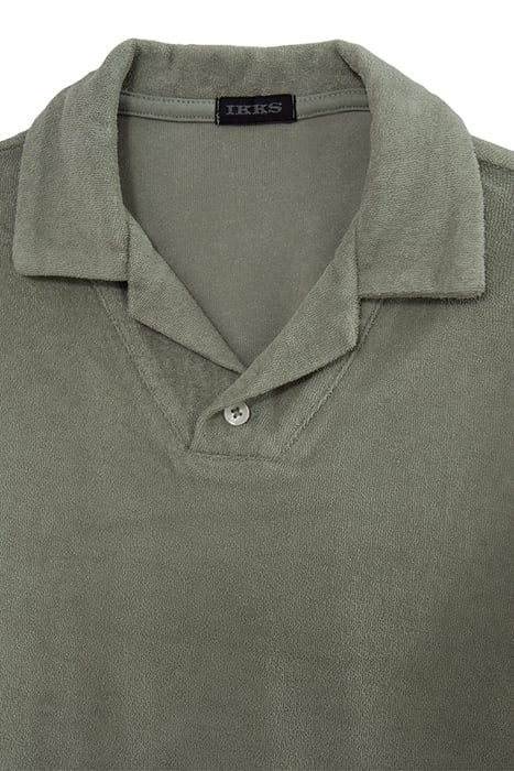 BOYS’ KHAKI TERRY POLO SHIRT 3