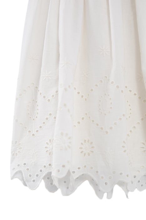 GIRLS’ OFF-WHITE SKIRT WITH EYELET EMBROIDERY 5