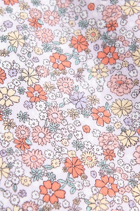 GIRLS’ LILAC WIDE LEG JEANS WITH FLOWER POWER PRINT 7