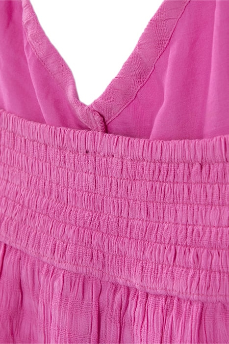 GIRLS’ PINK BACKLESS TOP WITH BEAD DECOR 5