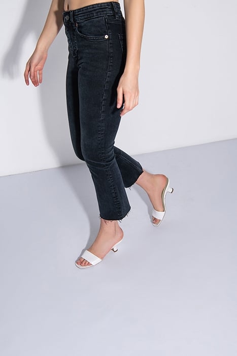 FREDDY OPTIC WHITE CIRCULAR CROCO EMBOSSED LEATHER WHITE 2