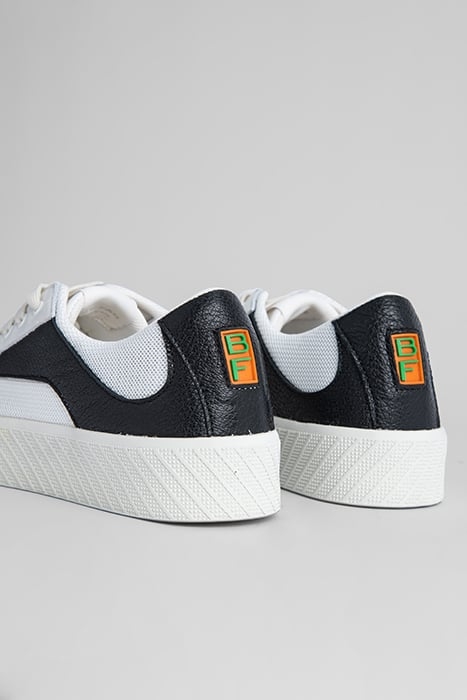 RODINA WHITE AND BLACK GRAINED LEATHER WHITE AND BLACK 4