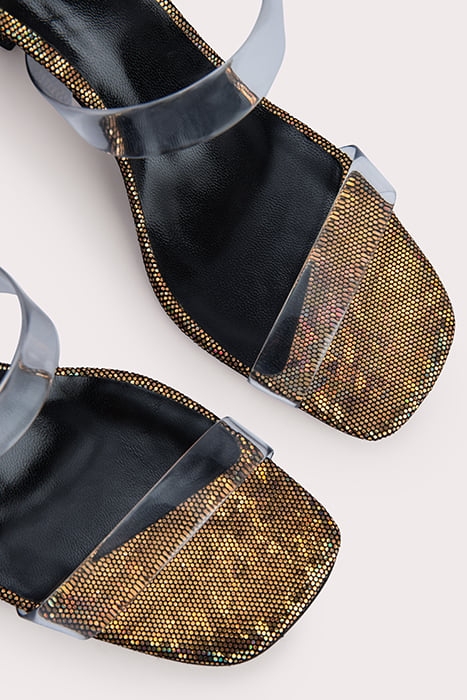 CLARA DISCO BRONZE HOLOGRAM LEATHER DISCO BRONZE 4