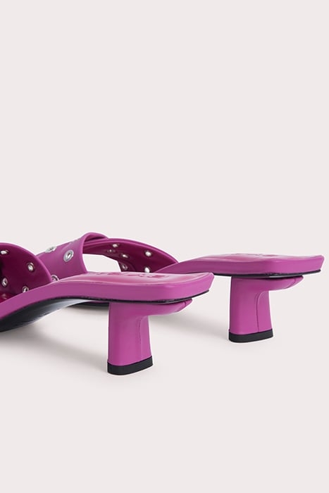 ROCCO FUCHSIA NAPPA LEATHER AND EYELETS FUCHSIA 4