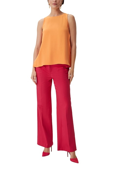 COMMA BLOUSES SLEEVELESS ORANGE 3