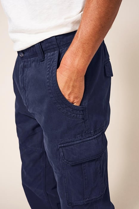 KEGWORTH ORGANIC CARGO TROUSER DARK NAVY 4