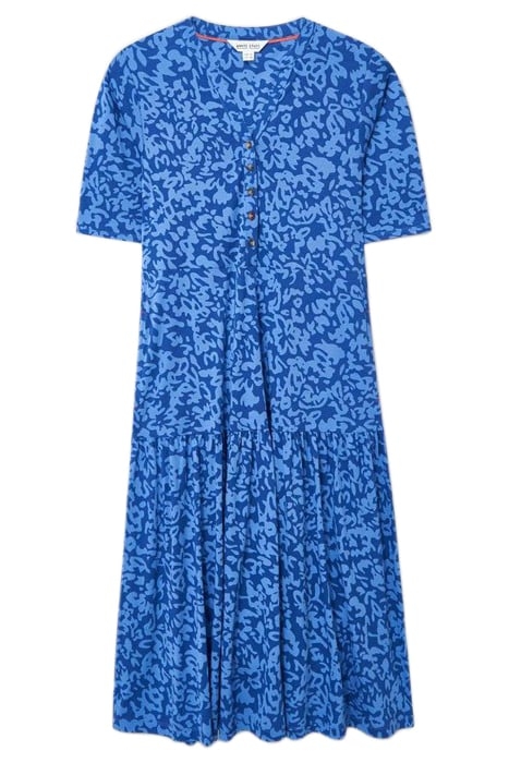 SABINA JERSEY DRESS BLUE MULTI 2