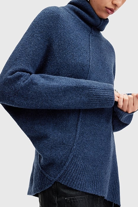 LOCK ROLL NECK MIDNIGHT BLUE 7