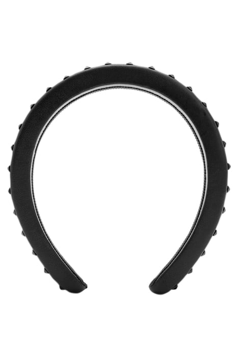 MAXIE STUD HEADBAND BLACK/MATTE BLACK 1