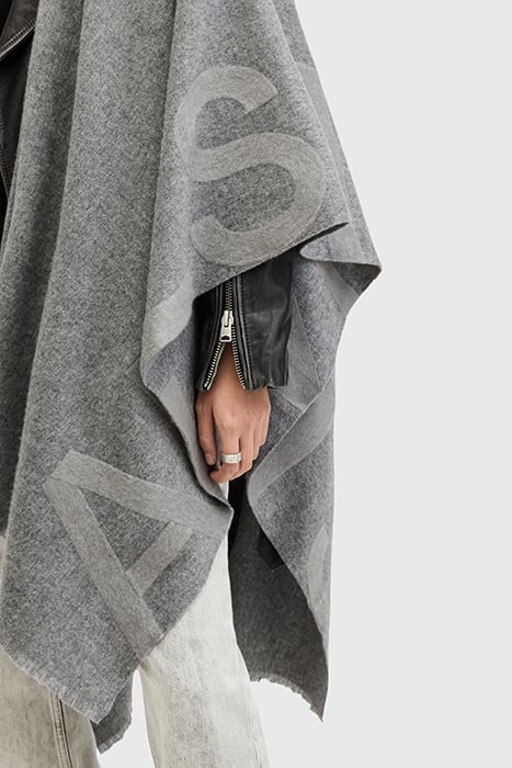 RAE LOGO RUANA GREY/ULTIMATE GREY 3