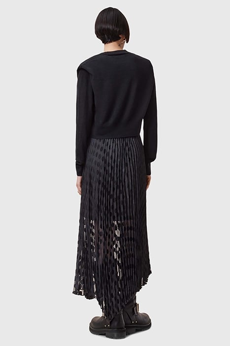 LEIA DOTT DRESS BLACK 2