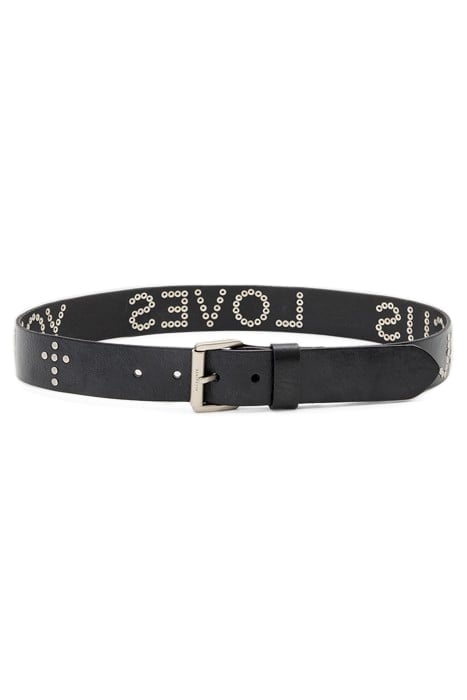 JESUS LOVES BELT BLACK/ANTQ NICKEL 1