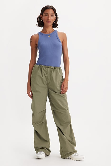 PARACHUTE PANT 2024 DEEP LICHEN GREEN 1