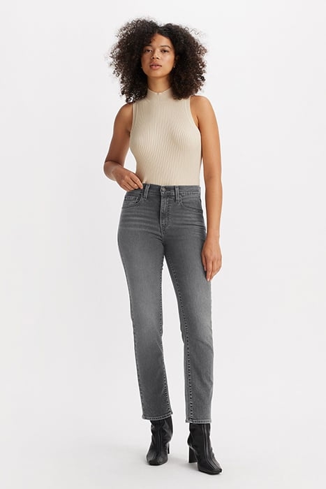 724 HIGH RISE STRAIGHT GREY GHOST 1