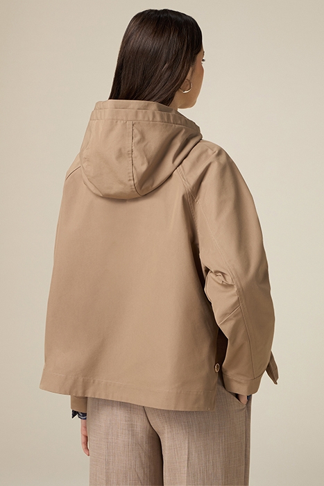 SHORT OVERSIZED PARKA CAMEL 2