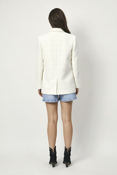 RENOIR BOUCLÉ BLAZER BUTTER CREAM 7