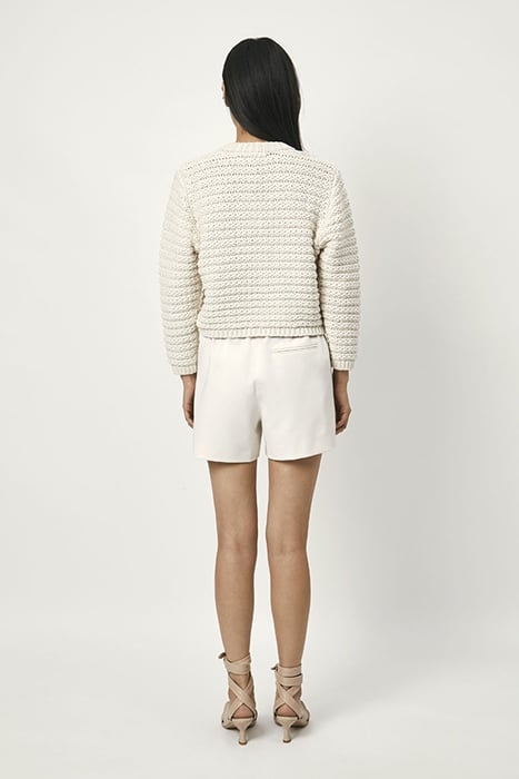 EZRO SOLID FANCY CARDIGAN BUTTER CREAM 8