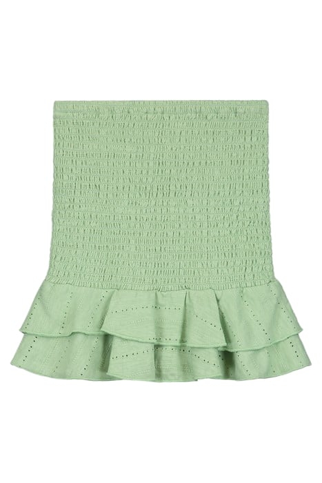 BRODERIE SKIRT MISTY GREEN 2
