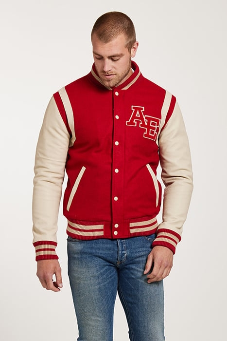 GENE JACKET RED / OFF WHITE 1