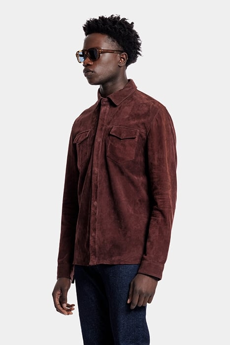 ROBERT OVERSHIRT BORDEAUX 1