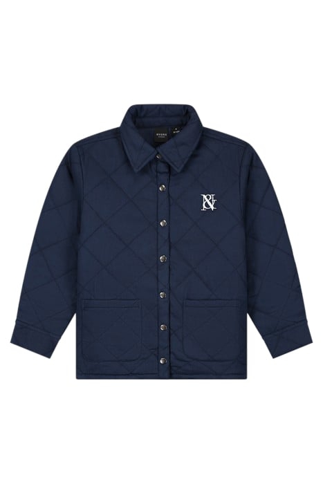 QUILTED SHIRTJACKET MIDNIGHT BLUE 1