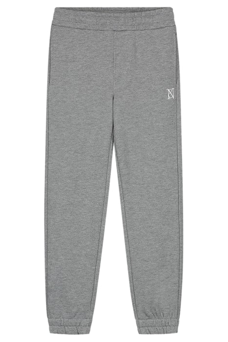 &N LOGO SWEATPANTS MEDIUM GREY MELANGE 1