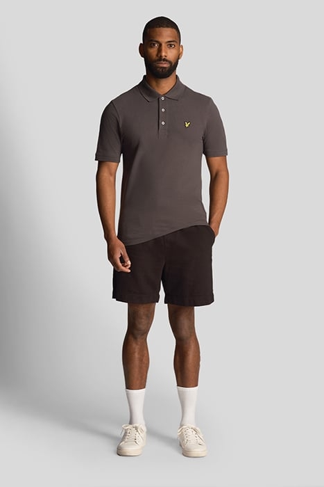 COTTON LINEN SHORT JET BLACK 1