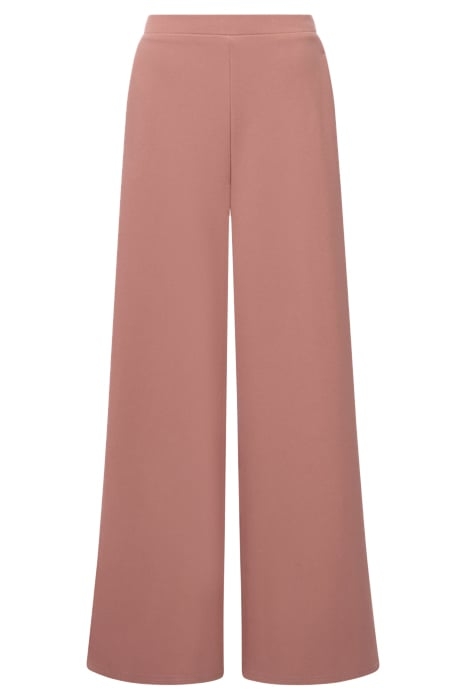 CREPE WIDE LEG STRIPE MOCHA MOOSE/SUM WHT 1