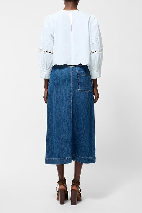 BRODERIE BORDER TOP LINEN WHITE 3