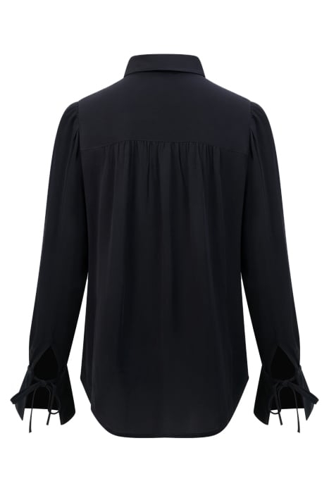 CREPE SHIRT L/S BLACK 2
