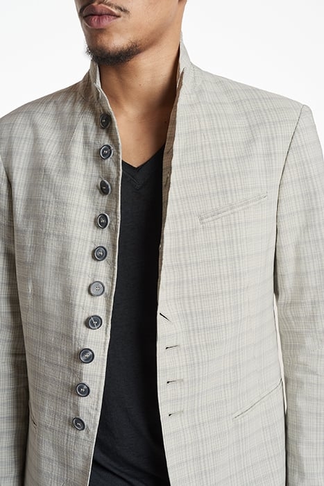 SLIM FIT WIRE INSERTED JACKET ASH 3